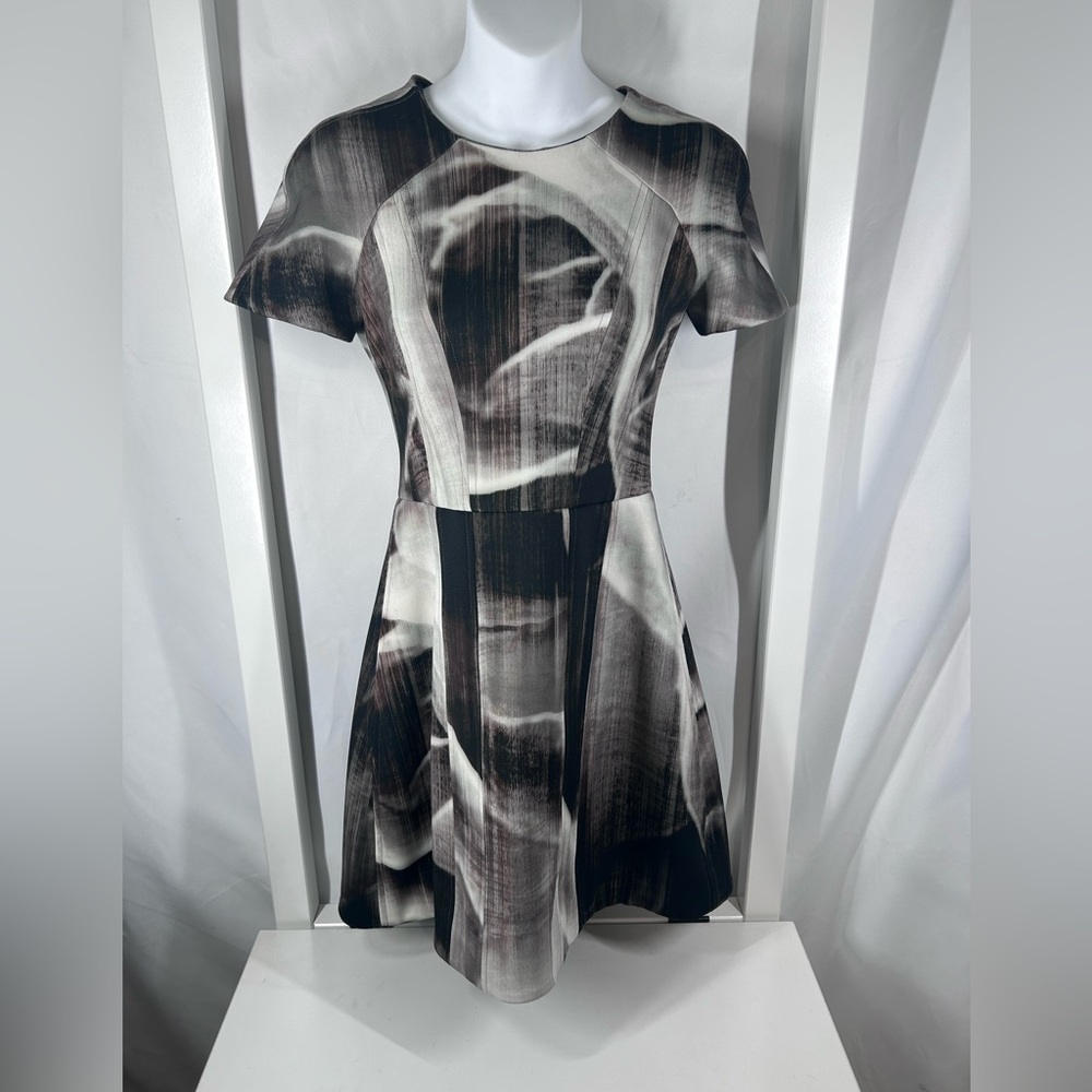 Alexis Barbara Isaias Fit & Flare Abstract Print Mini Dress size XS